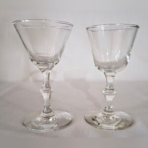 Anttique Crystal - 1 "Geogian" by Libbey / 1 "Montclair" by Tiffan